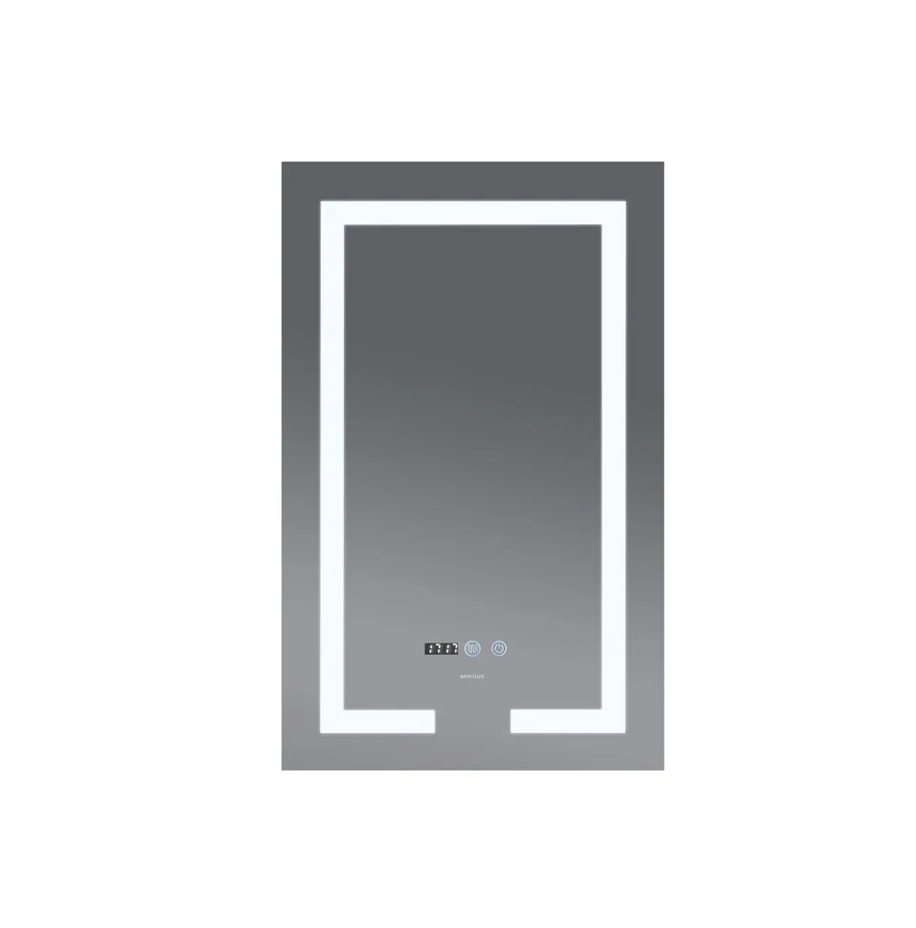 MIXXUS HARD MR06-50x80 Зеркало с LED Touch, Anti-fog, димером, регулятором яркости, часами - Изображение №4