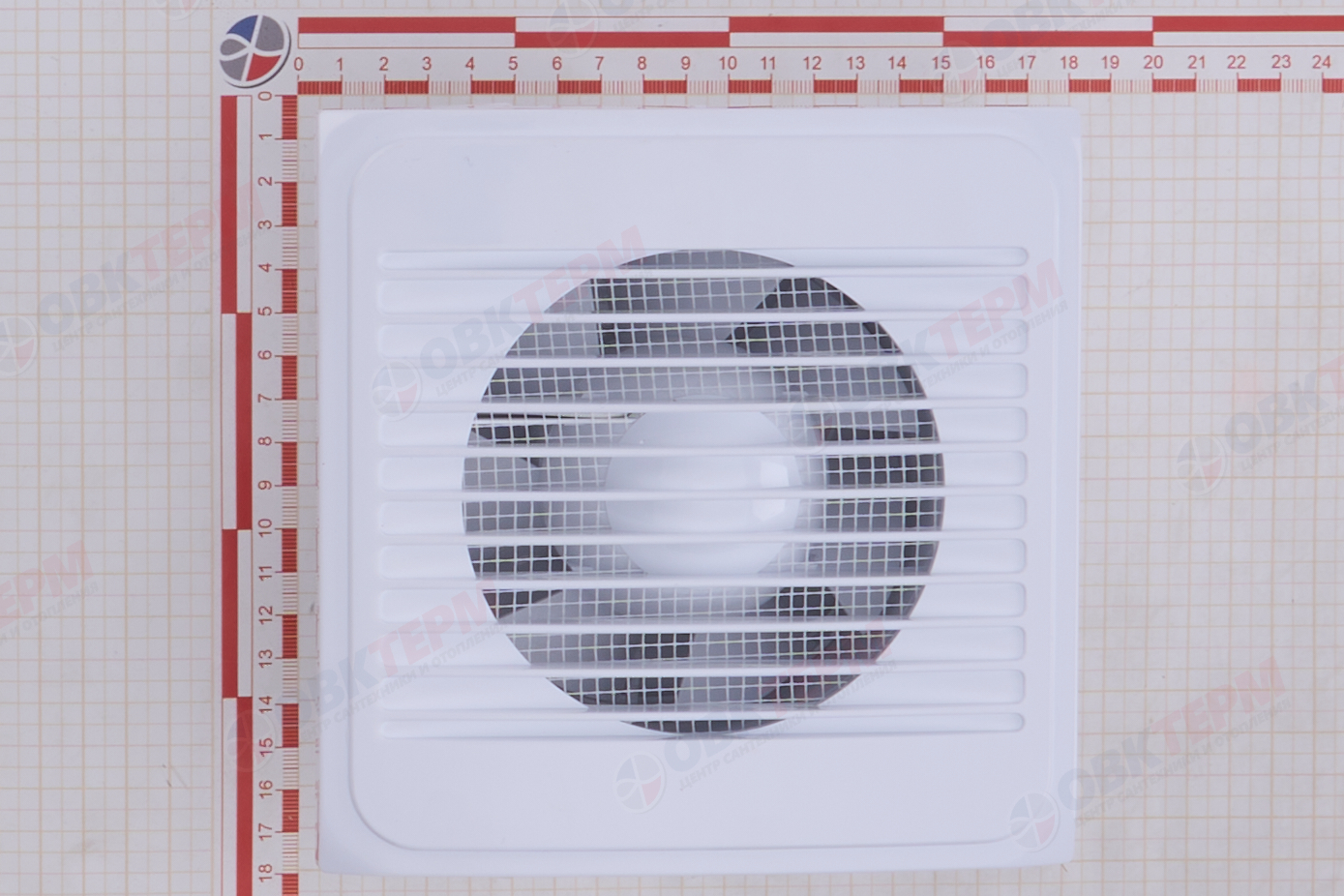 Вентилятор Стандарт 120Сок Turbo с антим.сеткой, с обратным клапаном d120 Ш160*В160 (20шт/уп) Эвент - Изображение №5