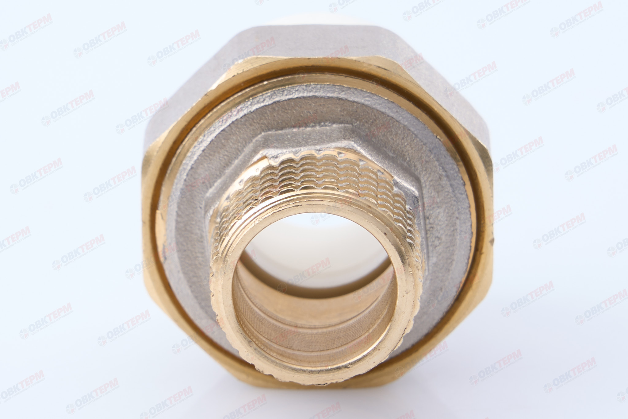 Разборное соединение 20 * 1/2" н    (белый)  (160 шт/ящ)  KOER - Изображение №3