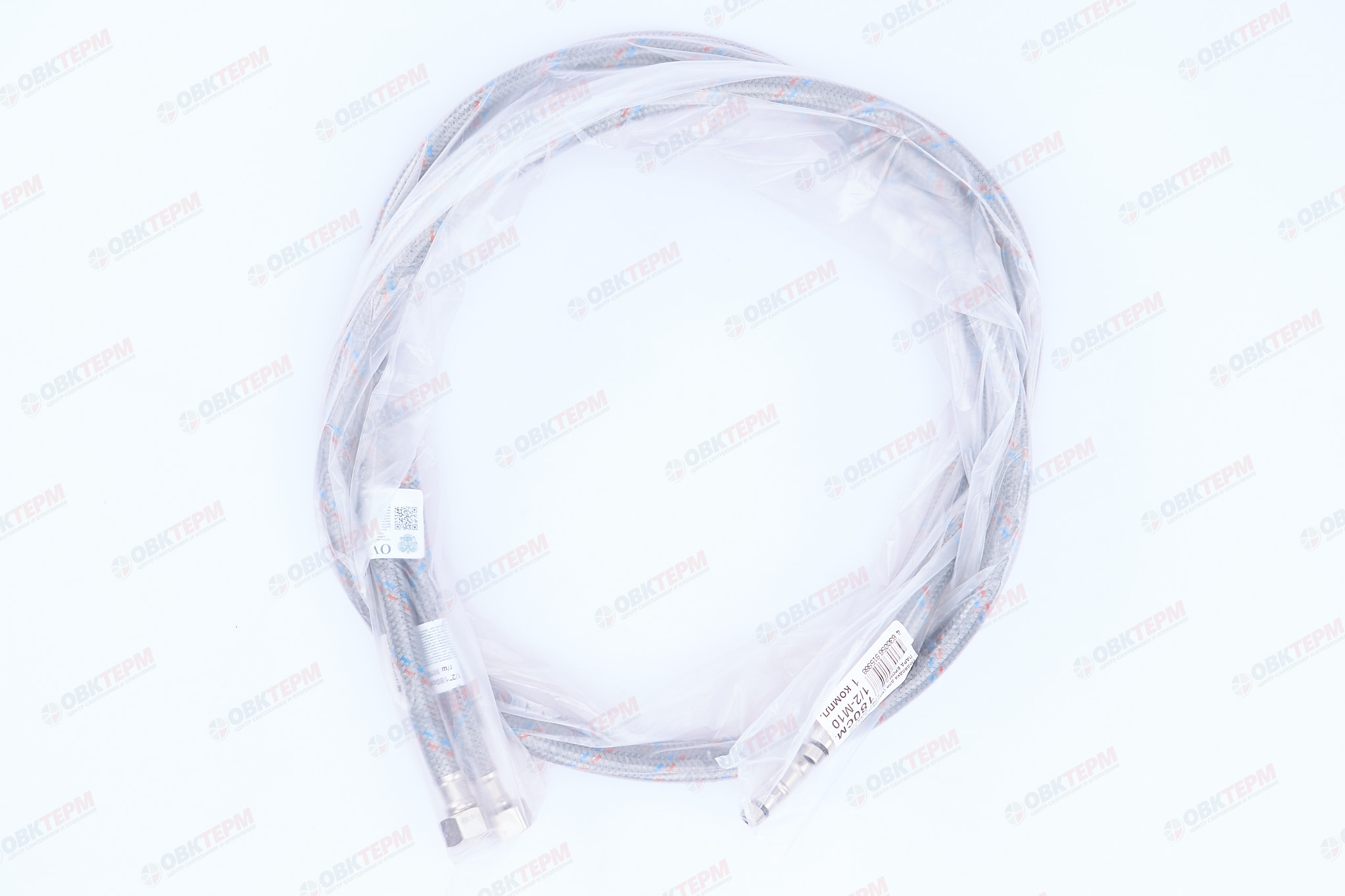 Шланг   1/2" игла,  в силикон. обмотке (пара)    180 см М10  "OVERCON"  (25шт/ящ) - миниатюра №4