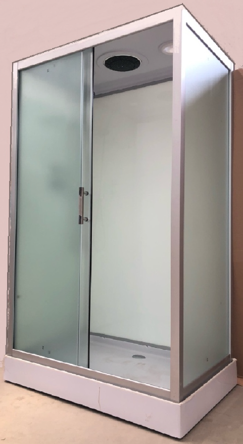 Душевая кабина ДАНА-1660 W (белая) 120*80*212 низкий поддон прямоугольная (4 места) - миниатюра №2