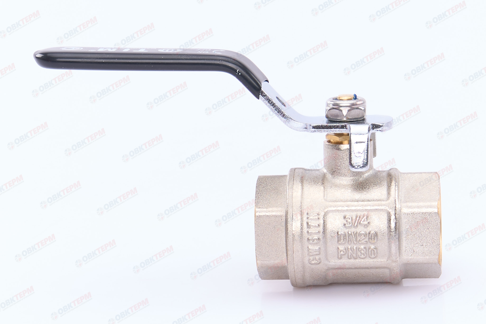 Кран 3-ходовой   шаровый     TIM     3/4" ВВВ (4шт/32 ящ) - Изображение №4