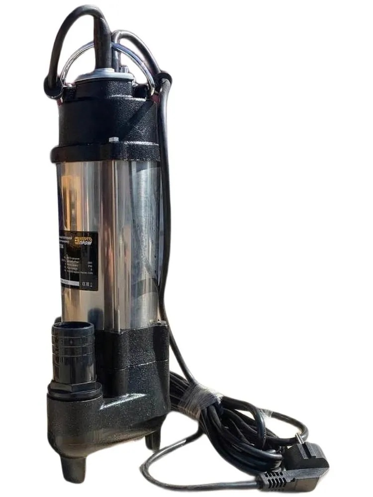 Насос фекальный Энергопром  NF-750/10A корпус чугун + нерж., с ножом  (0,750кВт/233л.м/8м) - Изображение №2