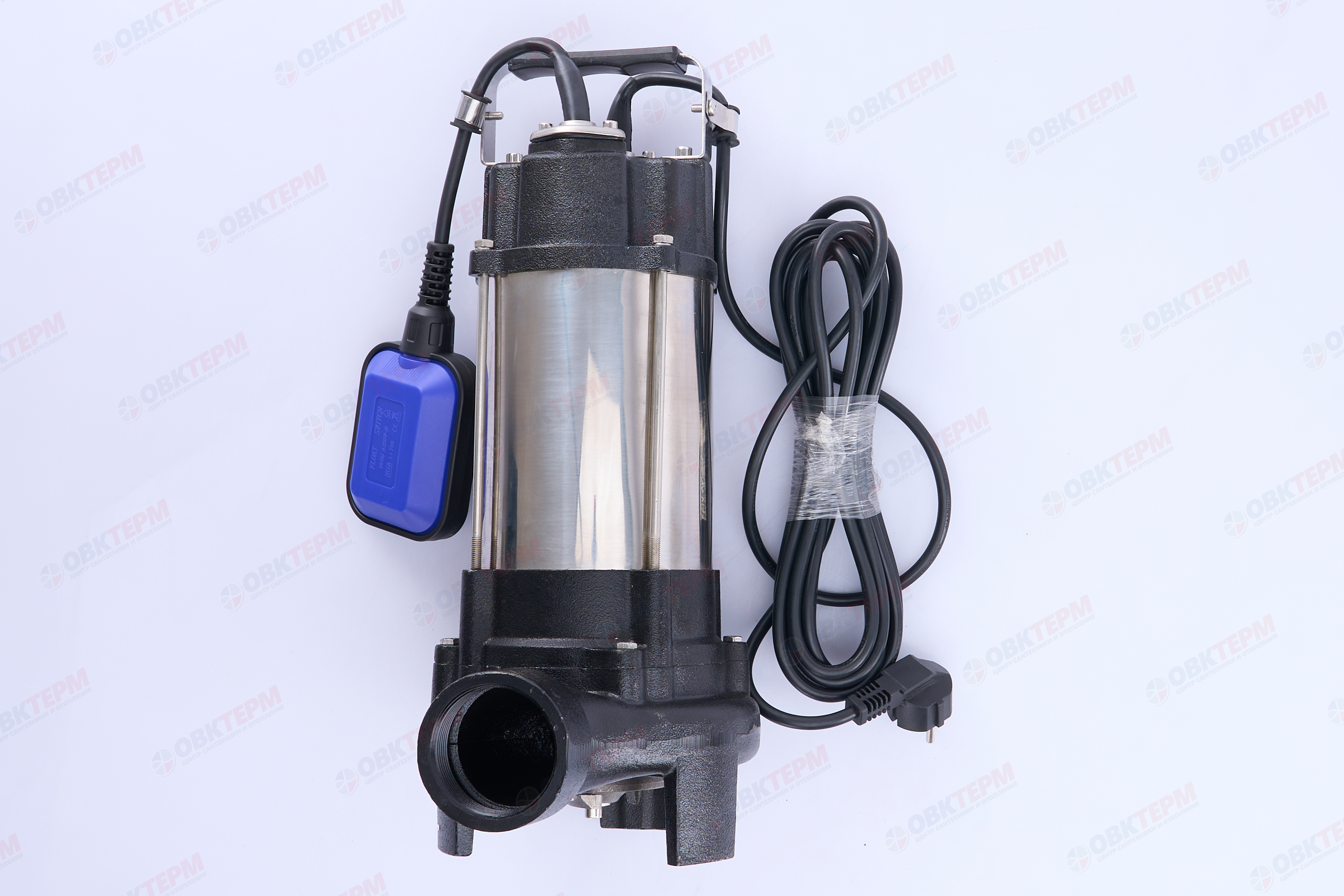 Насос фекальный Энергопром  NF-750/10A корпус чугун + нерж., с ножом  (0,750кВт/233л.м/8м) - Изображение №4