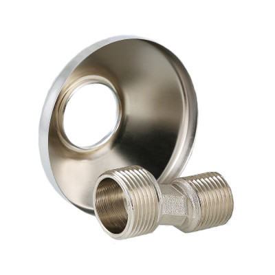 Эксцентрик с декоративной чашкой  3/4" * 1/2"  никель   (Valtec)   (1уп/35шт) - Изображение №2