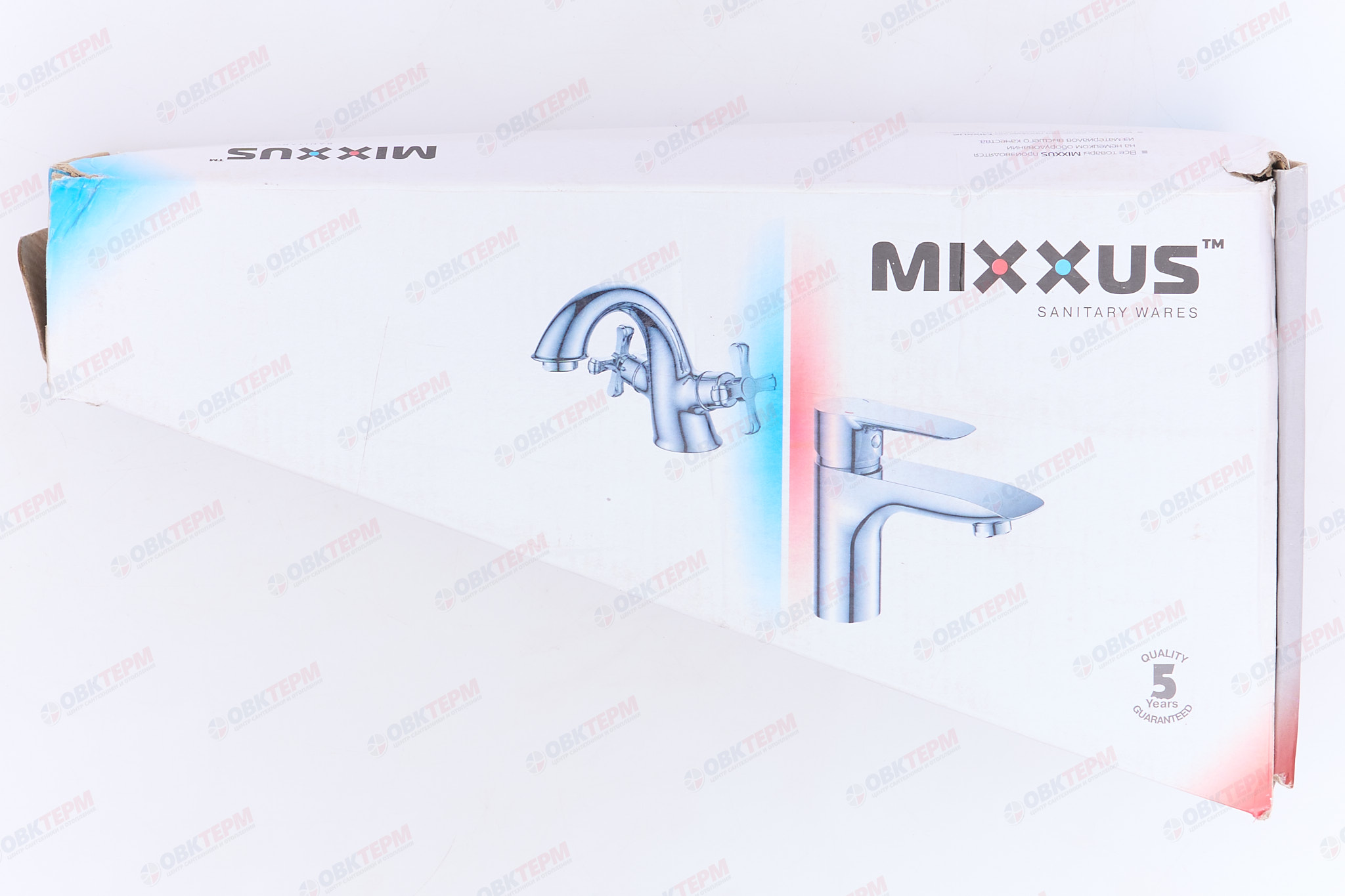Смеситель д/ванны MIXXUS OREGON 006 EURO (WHITE) Ø35  (10 шт/ящ) - миниатюра №6