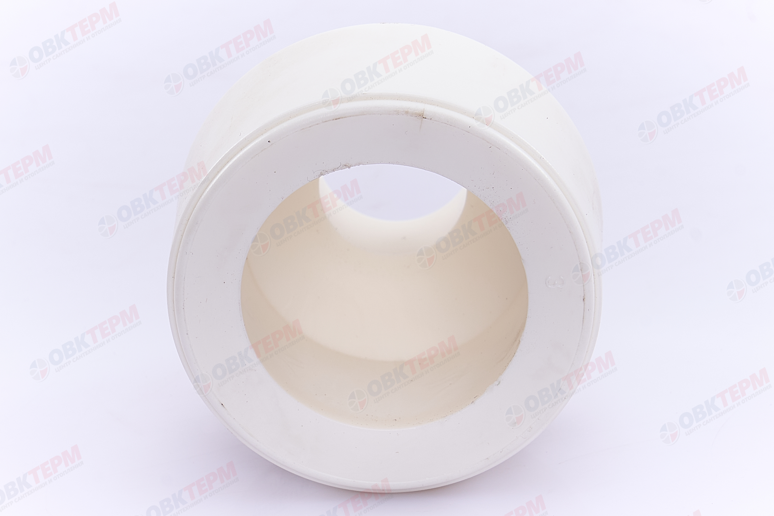 Муфта переход.  ВН  63*25   БЕЛАЯ PP-R   (RTP)    (120/10) - миниатюра №5