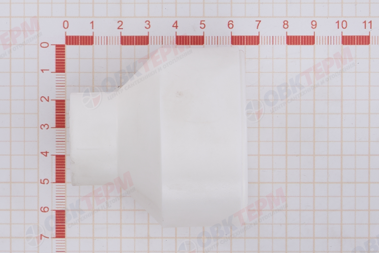 Муфта переход.  ВН  63*25   БЕЛАЯ PP-R   (RTP)    (120/10) - миниатюра №6