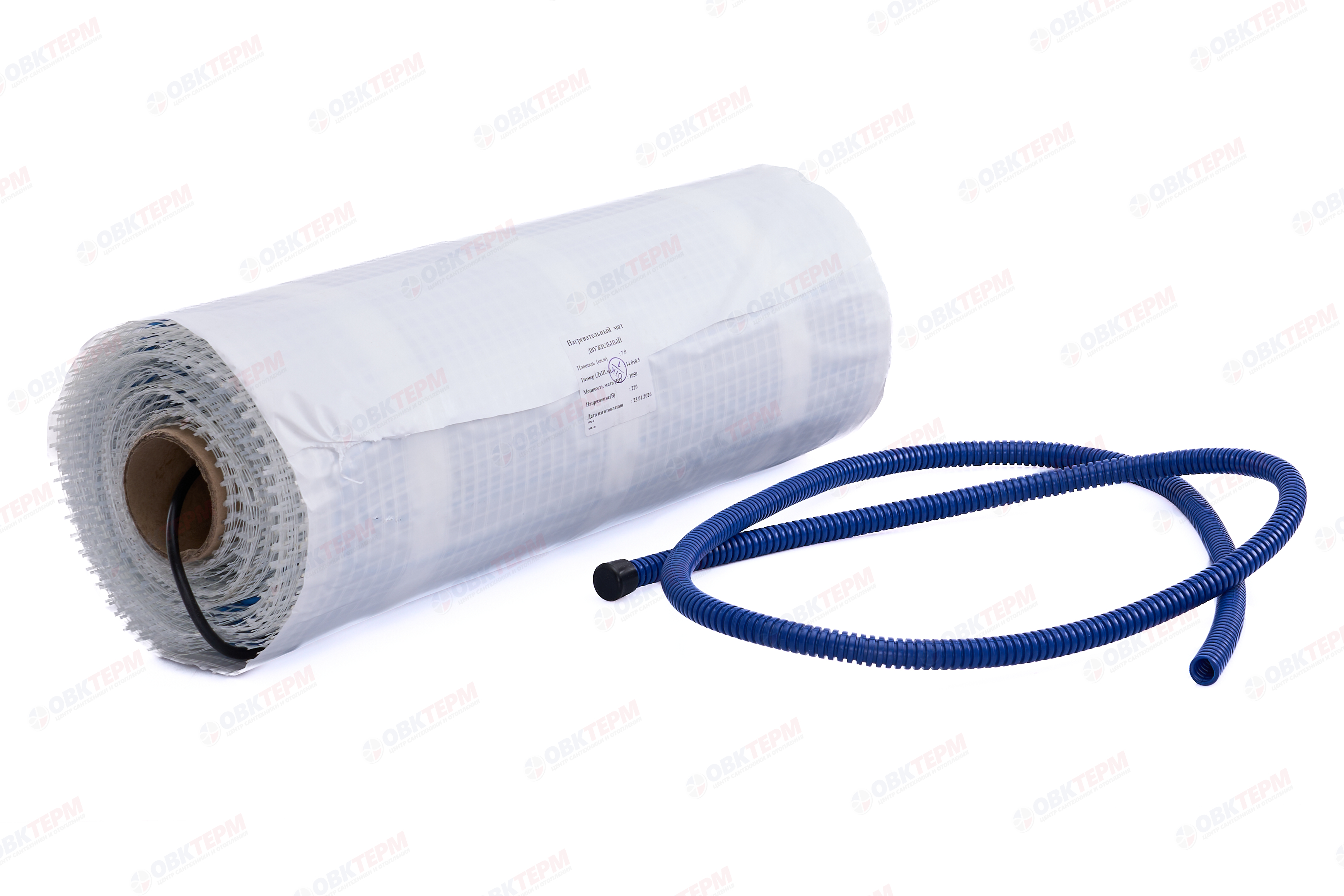 Нагревательный мат Грейка  7 м2 (0,5х14,0м) 1050 Вт. - Изображение №2