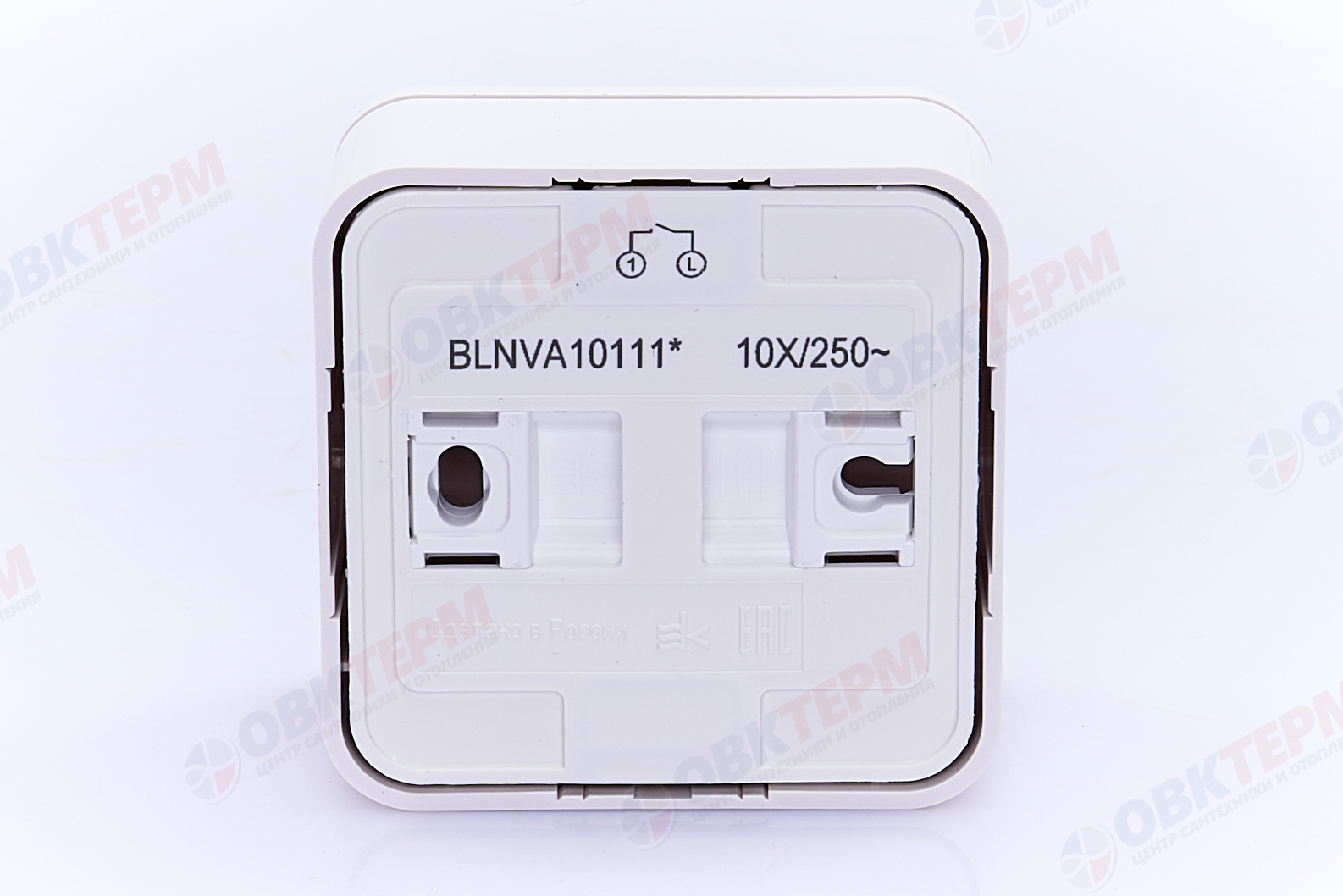 Выключатель 1-клавишный 10А IP20 250В с подсветкой с изолир. пластиной белый Blanca Systeme Electric - Изображение №5