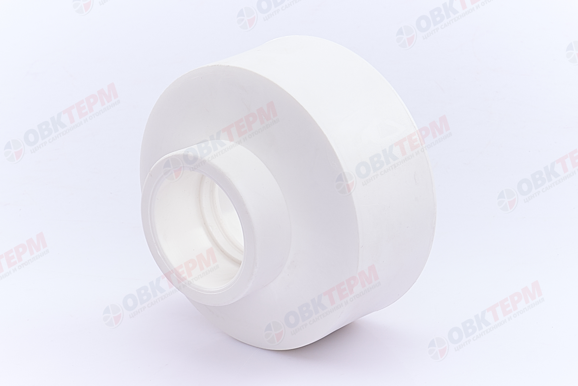 Муфта переход.  ВВ  75*40   БЕЛАЯ PP-R   (RTP)    (60/10) - Изображение №1