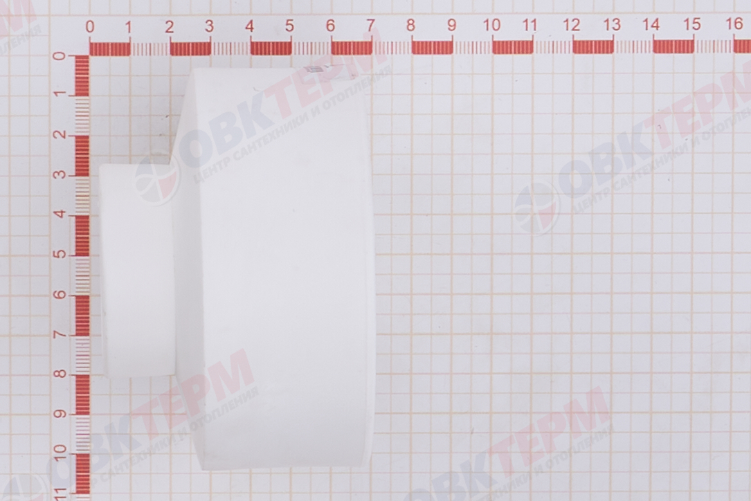 Муфта переход.  ВВ  75*40   БЕЛАЯ PP-R   (RTP)    (60/10) - Изображение №5