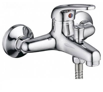 Смеситель д/ванны хром       F3014-В   (ф35, короткий гусак, перекл. на гусаке)  FRAP - изображение №1