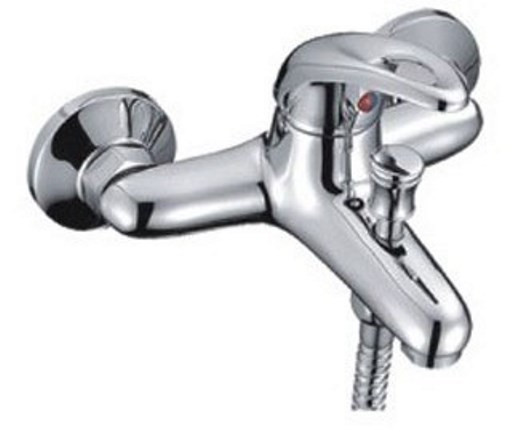 Смеситель д/ванны хром       F3015*      (ф35, короткий гусак, перекл. на гусаке)  FRAP - изображение №1