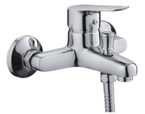 Смеситель д/ванны хром       F30703-В* (ф40, короткий гусак, перекл. на гусаке)  FRAP - изображение №1