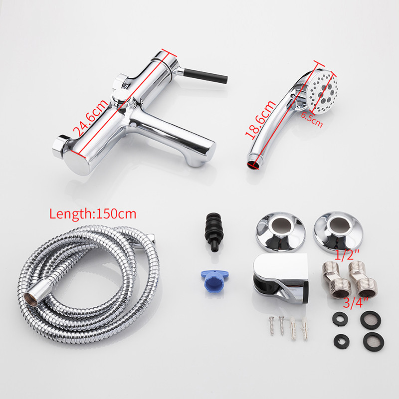 Смеситель д/ванны хром       F3244              FRAP - миниатюра №4