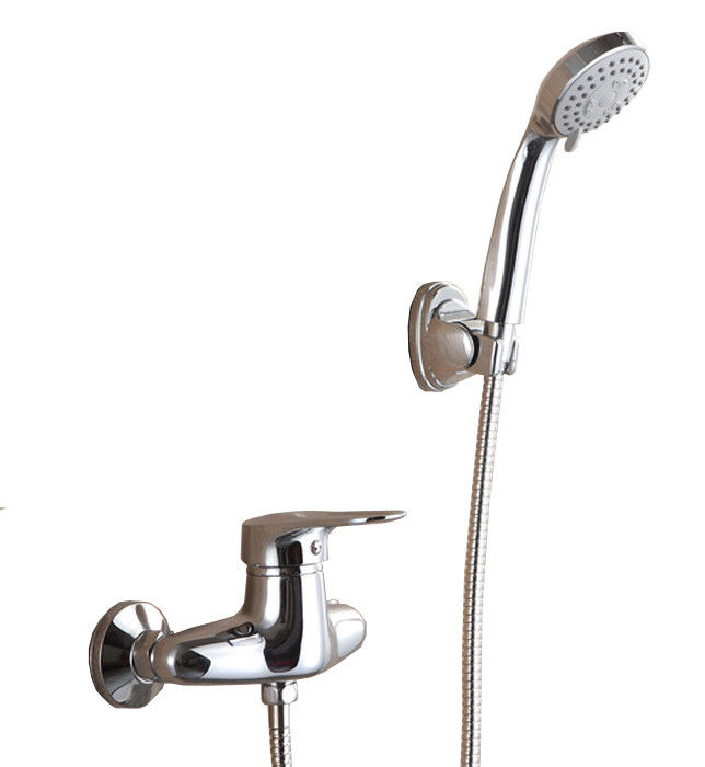 Смеситель д/душа хром F2004*              (ф40, рычаг вверх)       FRAP - изображение №1