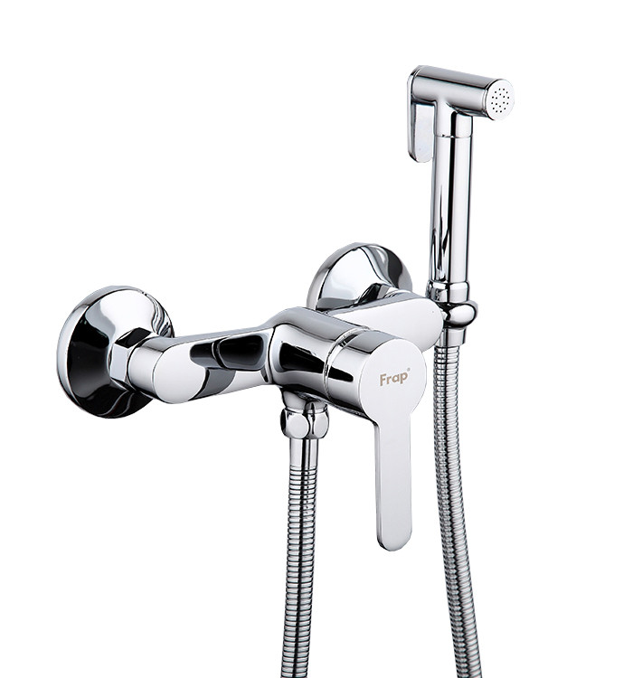 Смеситель с гигиеническим душем FRAP F2041 латунь /хром - Изображение №1