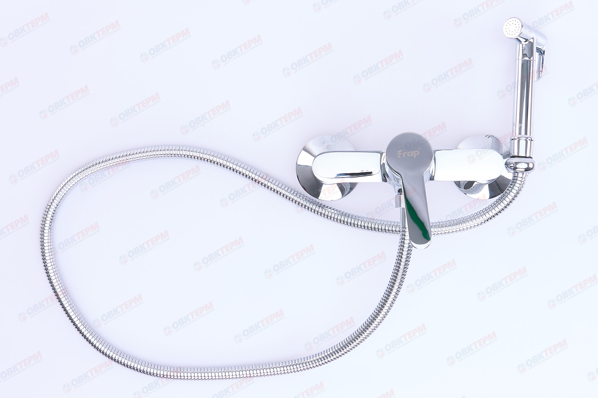 Смеситель с гигиеническим душем FRAP F2041 латунь /хром - миниатюра №8