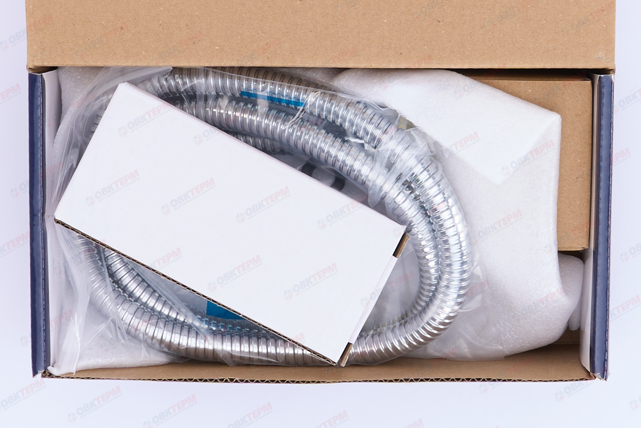 Смеситель с гигиеническим душем FRAP F2041-8 латунь /белый - миниатюра №6