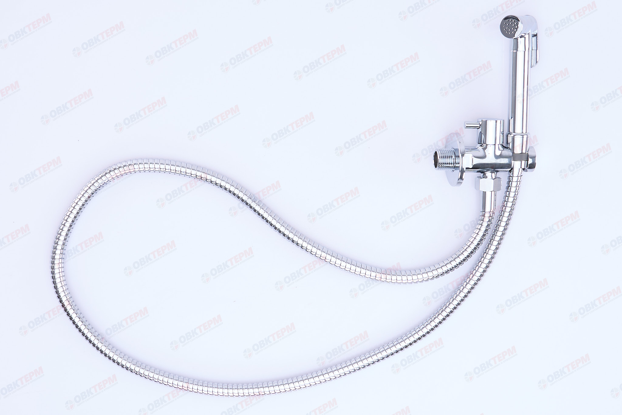 Смеситель с гигиеническим душем FRAP F7501 латунь /хром /моно /кран-букса - Изображение №4