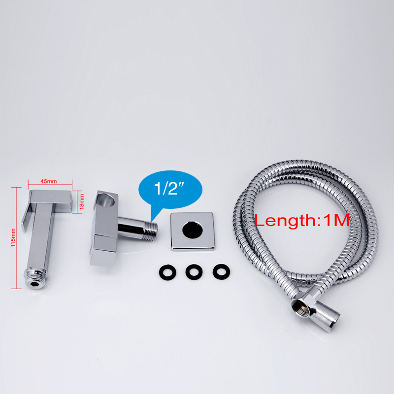 Смеситель с гигиеническим душем FRAP F7502 латунь /хром /моно /кран букса - Изображение №5