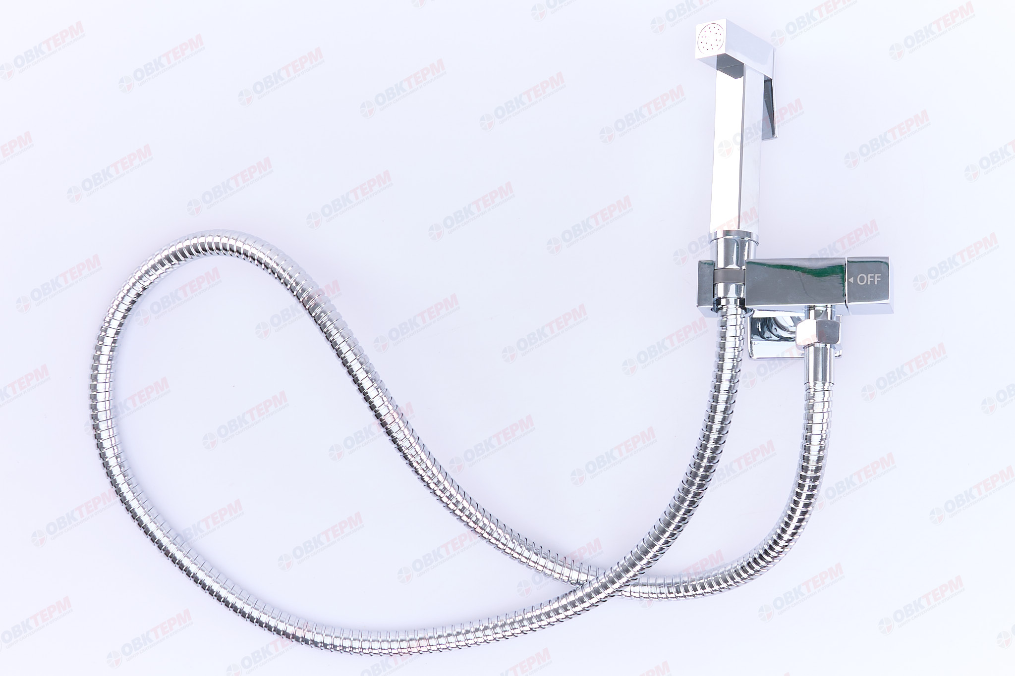 Смеситель с гигиеническим душем FRAP F7502 латунь /хром /моно /кран букса - миниатюра №8