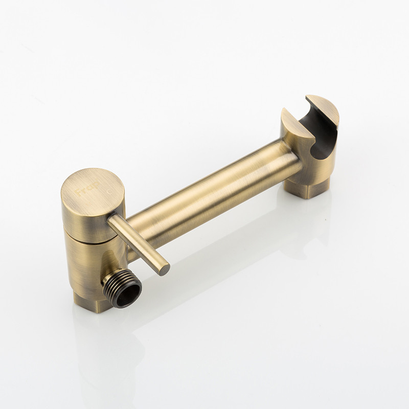 Смеситель д/душа хром F7503-4 бронза  с гигиен лейкой      FRAP - миниатюра №5