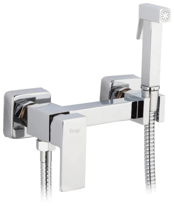 Смеситель с гигиеническим душем FRAP F7504 латунь /хром - Изображение №1