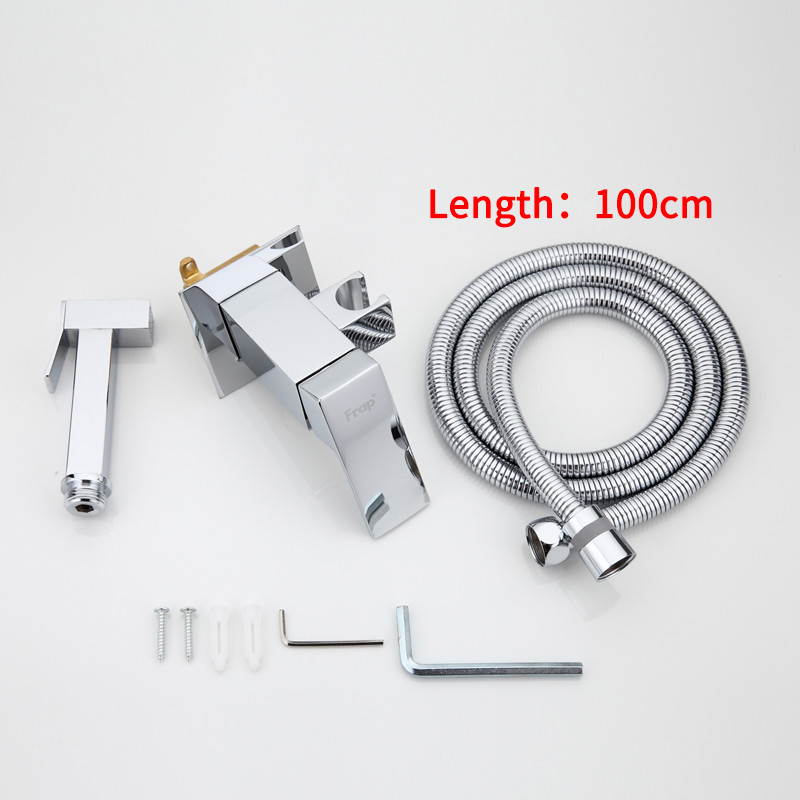 Смеситель с гигиеническим душем FRAP F7506 латунь /хром - Изображение №5