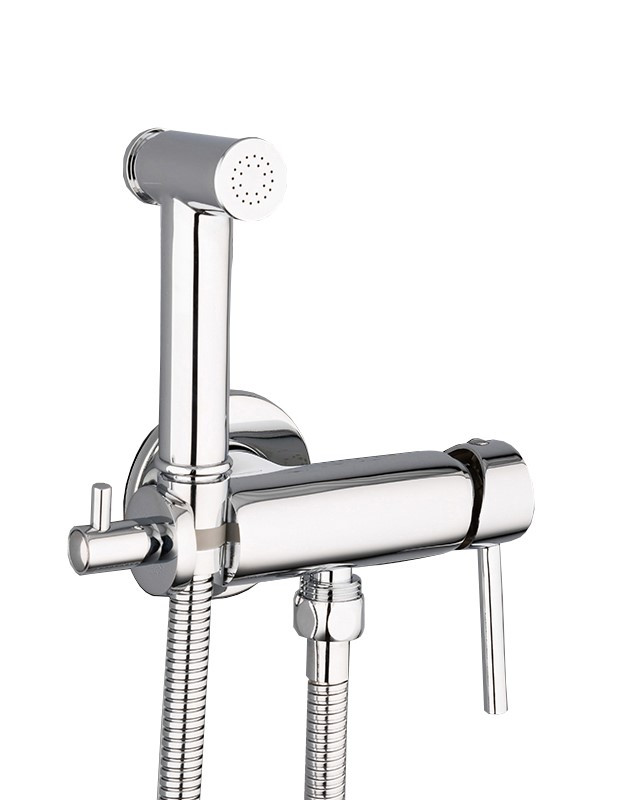 Смеситель с гигиеническим душем FRAP F7507 хром - изображение №1