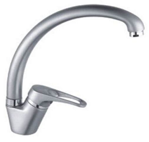 Смеситель д/кухни  F4113-1 матовый         (ф35, высокий гуск, на шпильке)  FRAP - изображение №1