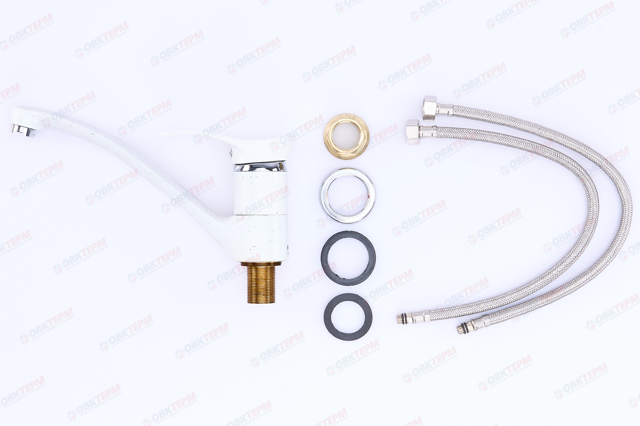 Смеситель д/кухни  F4201-8* белый   FRAP - миниатюра №5