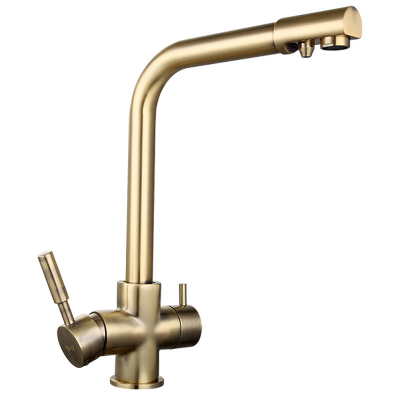 Смеситель д/кухни  F4352-4   бронза              FRAP - изображение №1