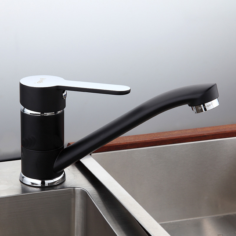 Смеситель д/кухни  F4542* черный          (на шпильке)  FRAP - миниатюра №7