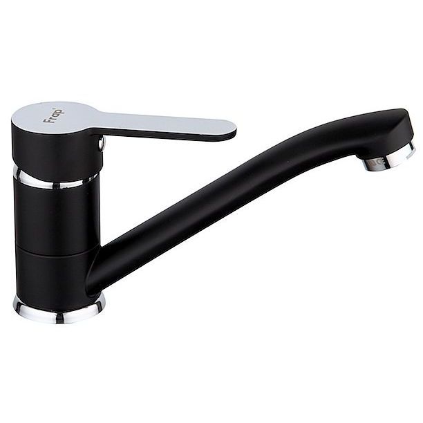 Смеситель д/кухни  F4542* черный          (на шпильке)  FRAP - изображение №1