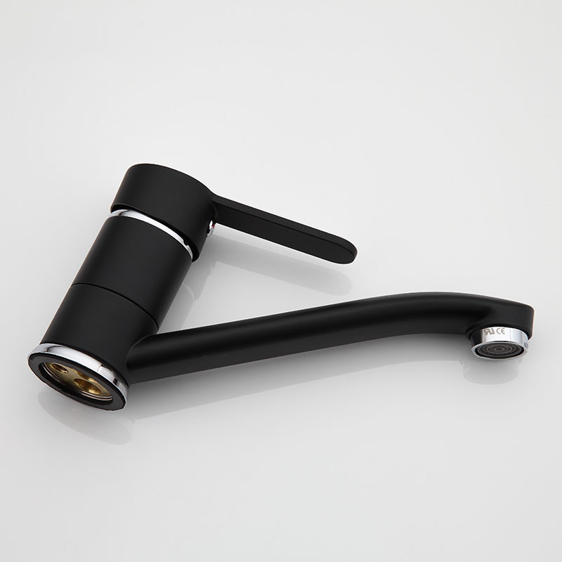 Смеситель д/кухни  F4542* черный          (на шпильке)  FRAP - миниатюра №5