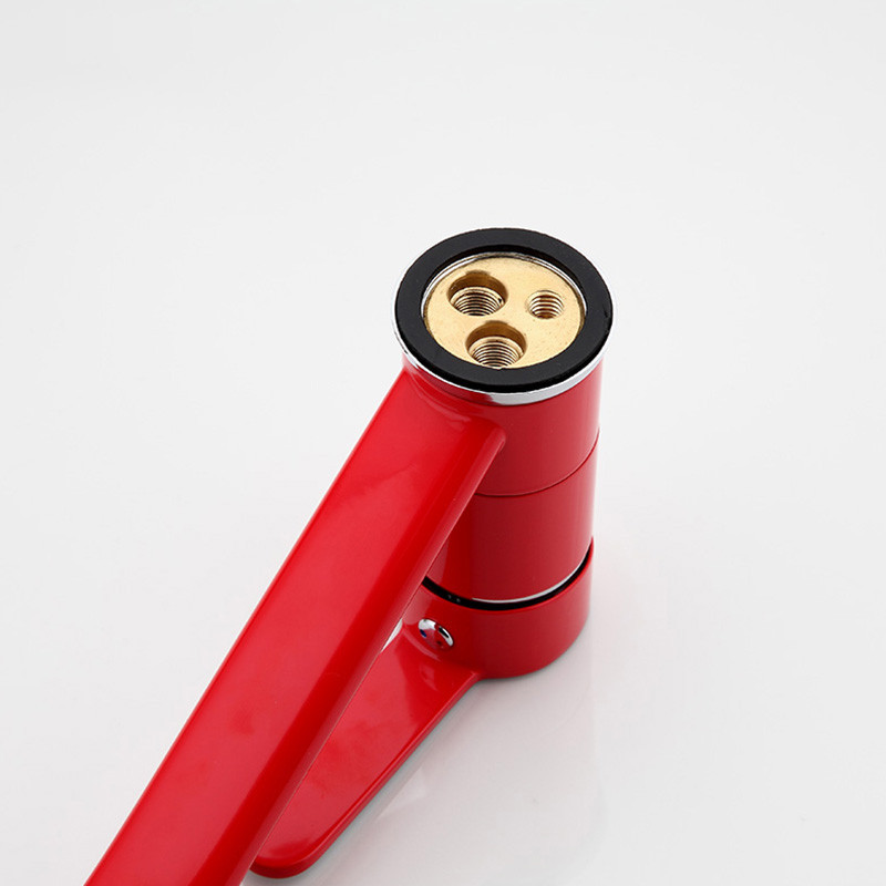 Смеситель д/кухни  F4543* красный          (на гайке)  FRAP - миниатюра №4