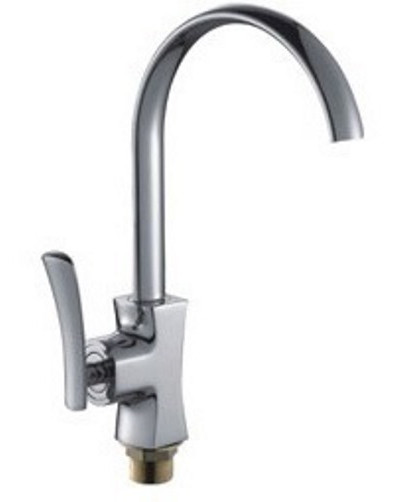 Смеситель д/кухни хром F4080*                    (ф35, высокий гусак, на гайке)  FRAP - изображение №1