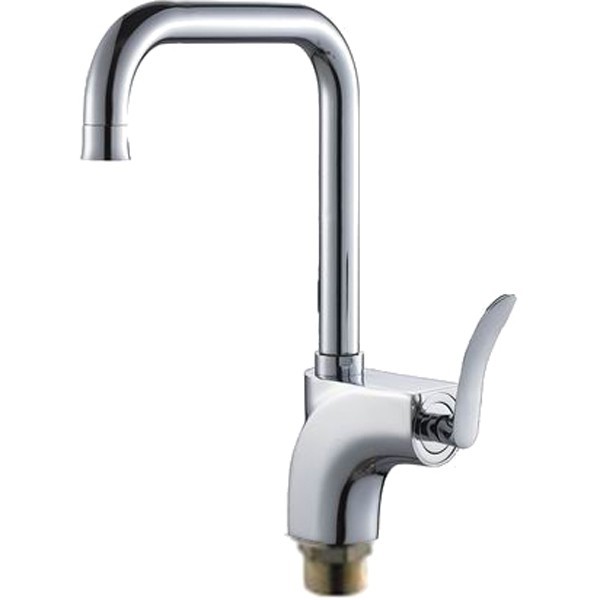 Смеситель д/кухни хром F4081                    (ф35, высокий гусак, на гайке)  FRAP - изображение №1