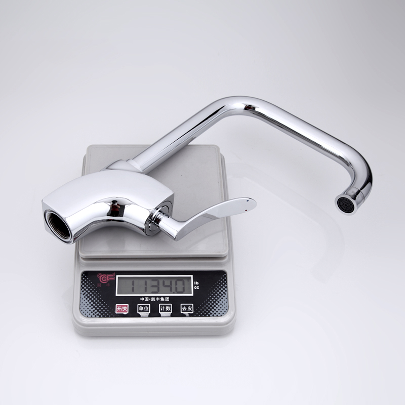 Смеситель д/кухни хром F4081                    (ф35, высокий гусак, на гайке)  FRAP - миниатюра №3