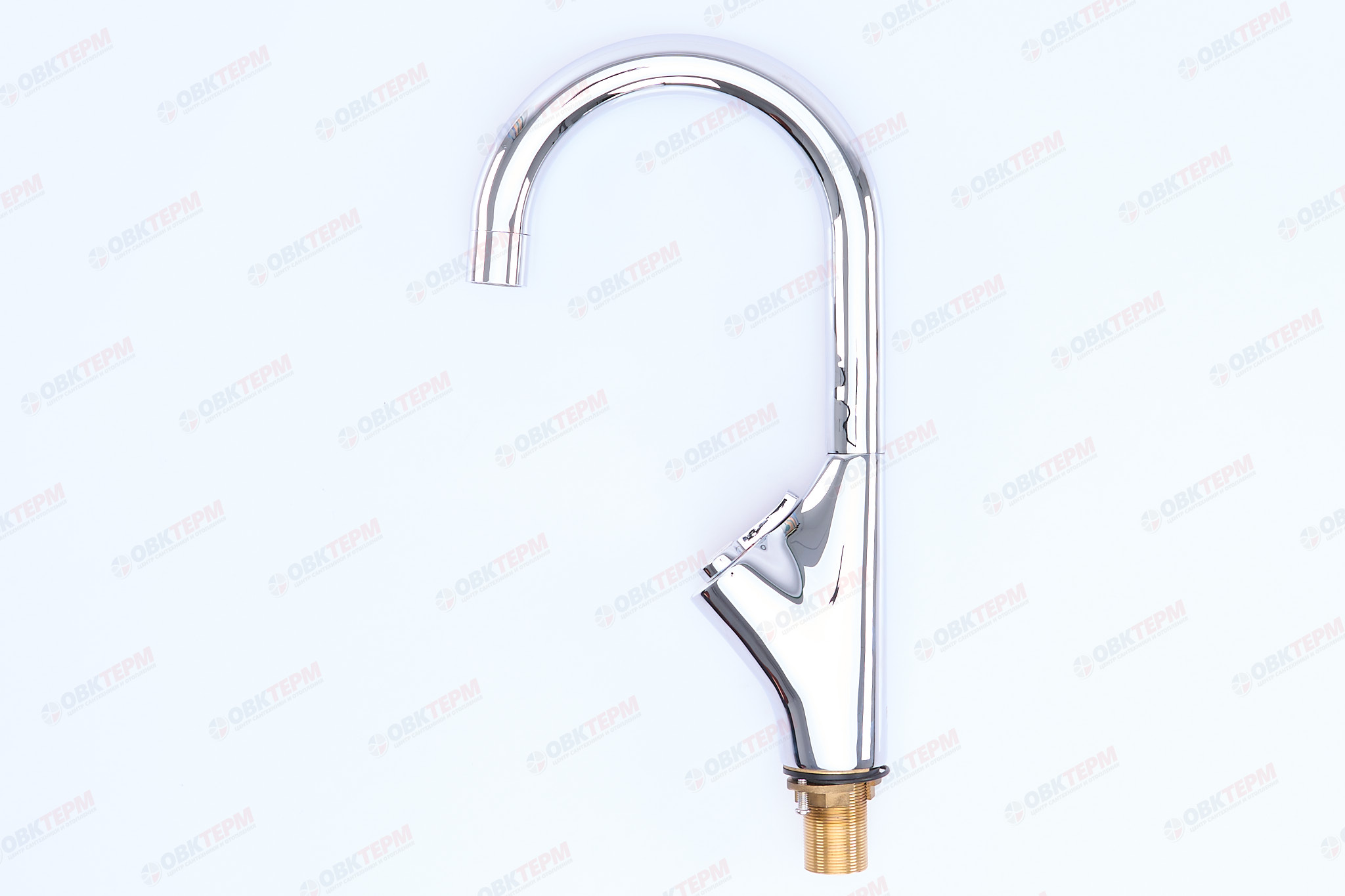 Смеситель д/кухни хром F4087                    (ф35, высокий гусак, на гайке)  FRAP - миниатюра №7