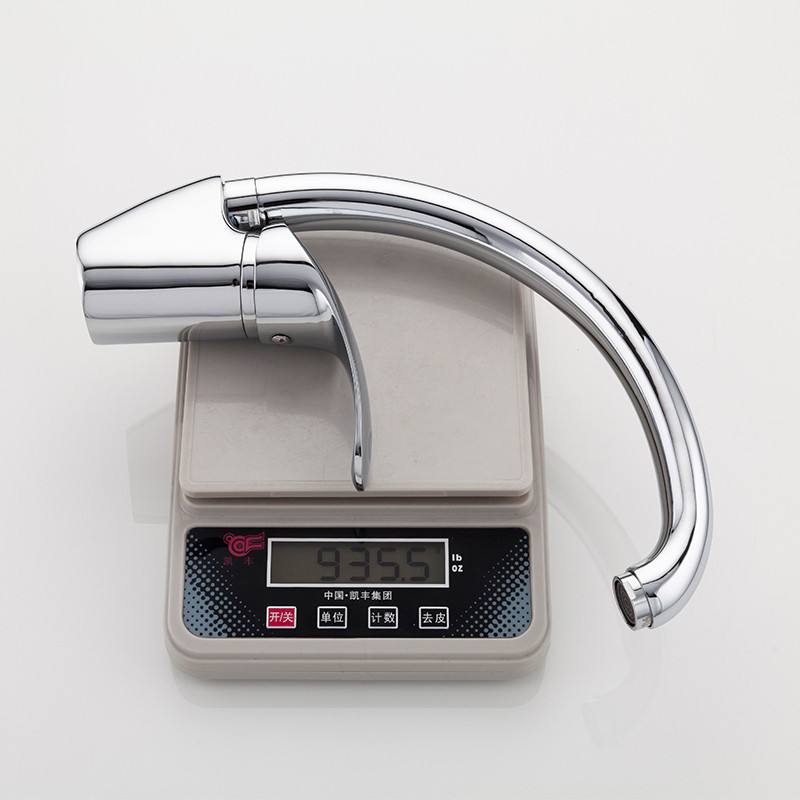 Смеситель д/кухни хром F4121                    (ф40, высокий гусак, на шпильке)  FRAP - миниатюра №2