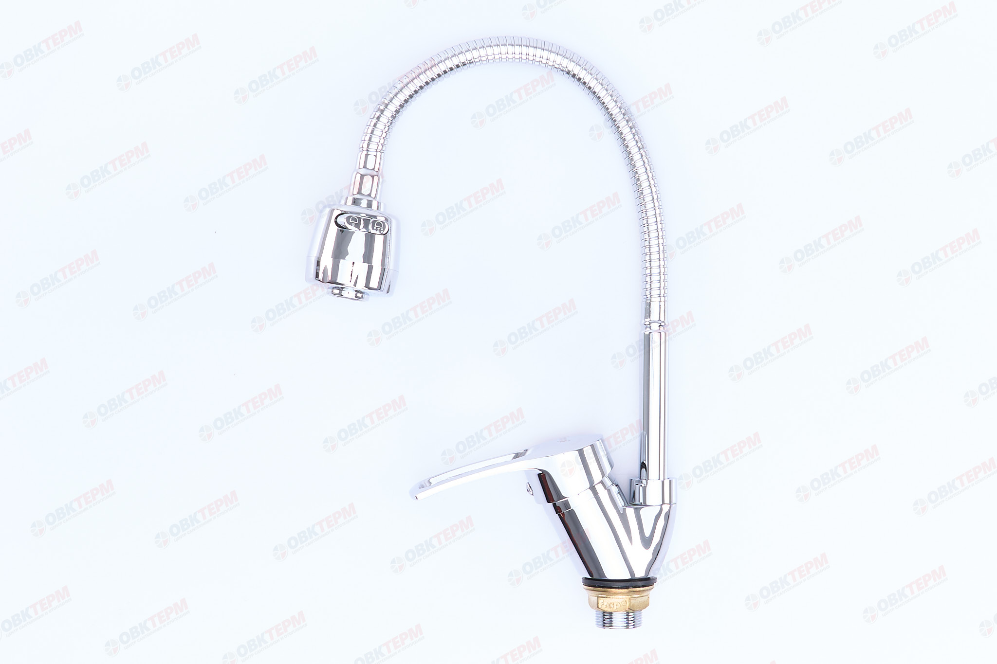 Смеситель д/кухни FRAР F43701-В хром /гибкий излив (Ø40, на гайке) - миниатюра №13