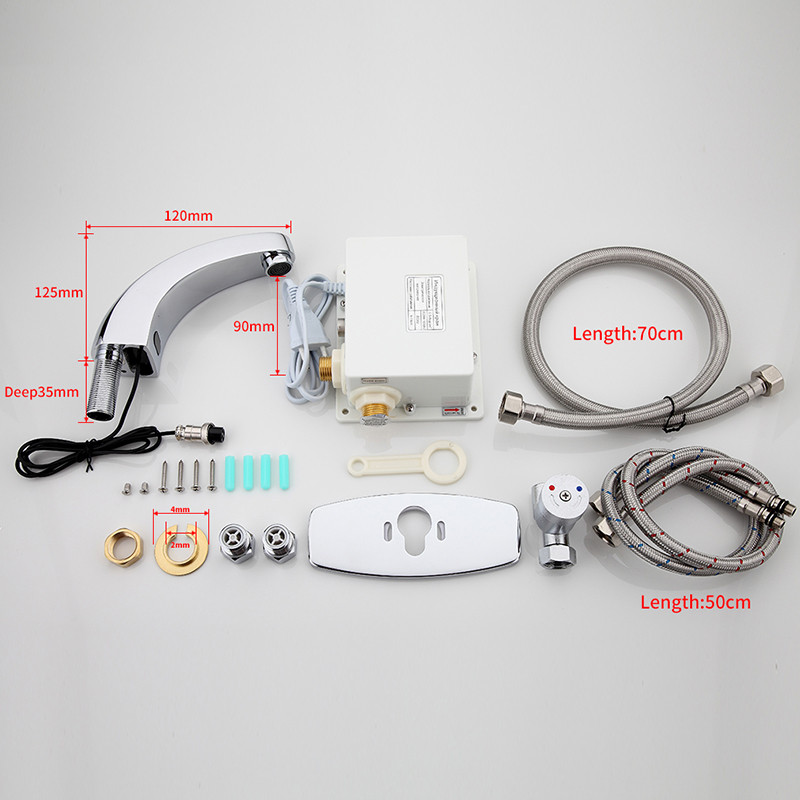 Смеситель д/раковины сенсорный F512-1 (на гайке)  FRAР - миниатюра №6