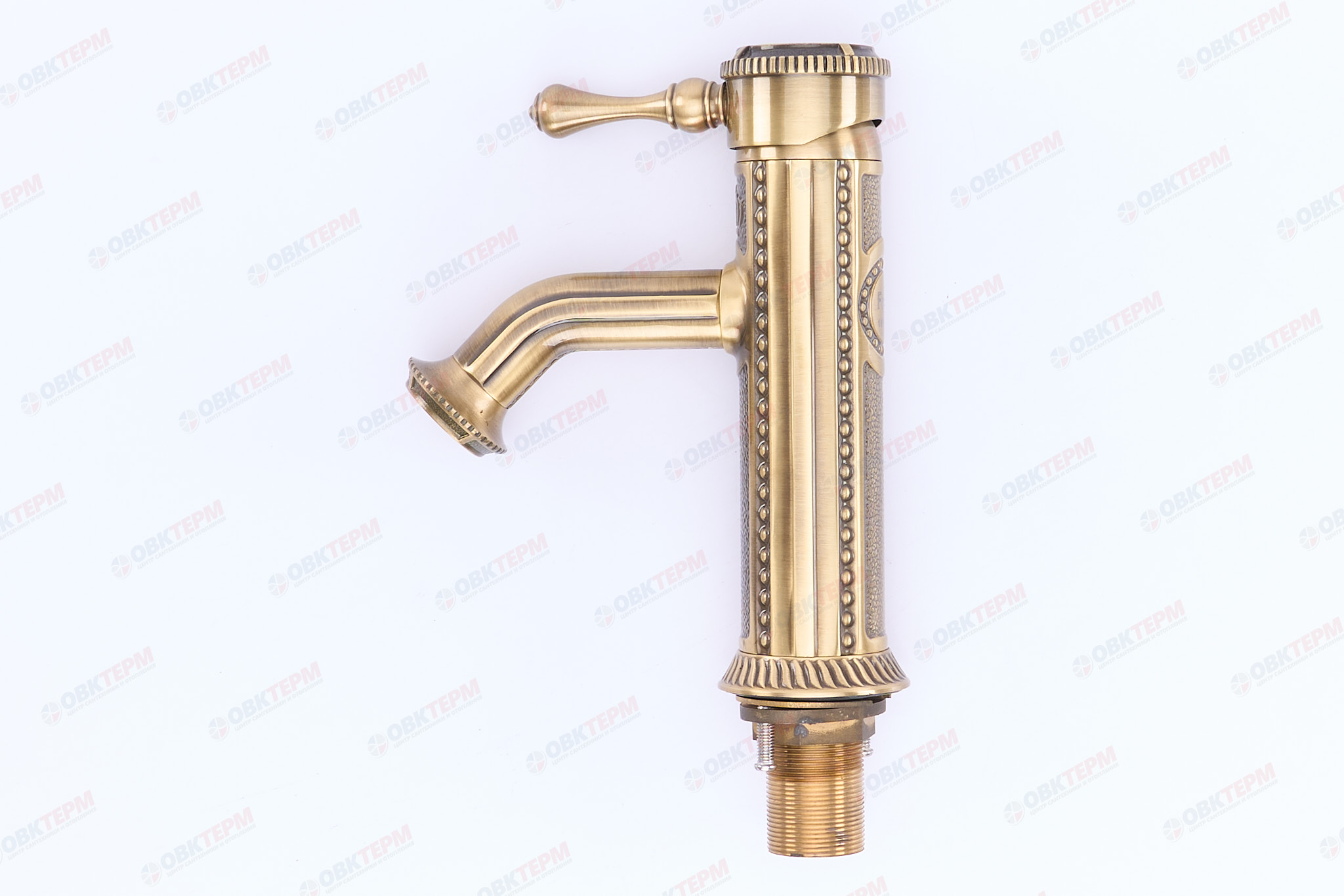 Смеситель д/раковины F1047  бронза     (ф35, на гайке)  FRAР - миниатюра №7