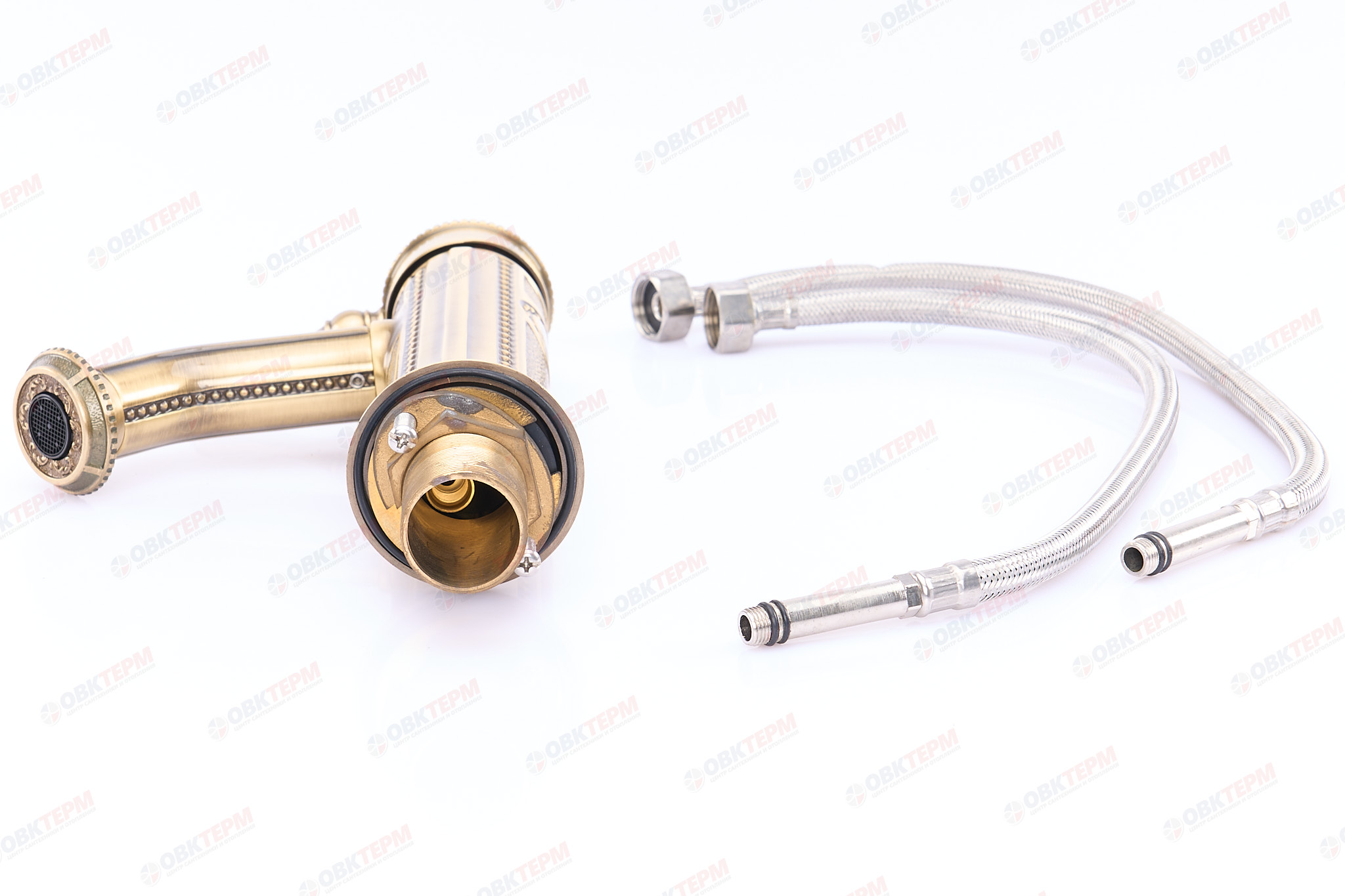 Смеситель д/раковины F1047  бронза     (ф35, на гайке)  FRAР - миниатюра №9