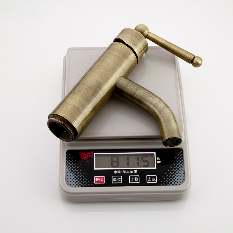 Смеситель д/раковины F1052-11 бронза     (ф40, на гайке)  FRAР - миниатюра №2