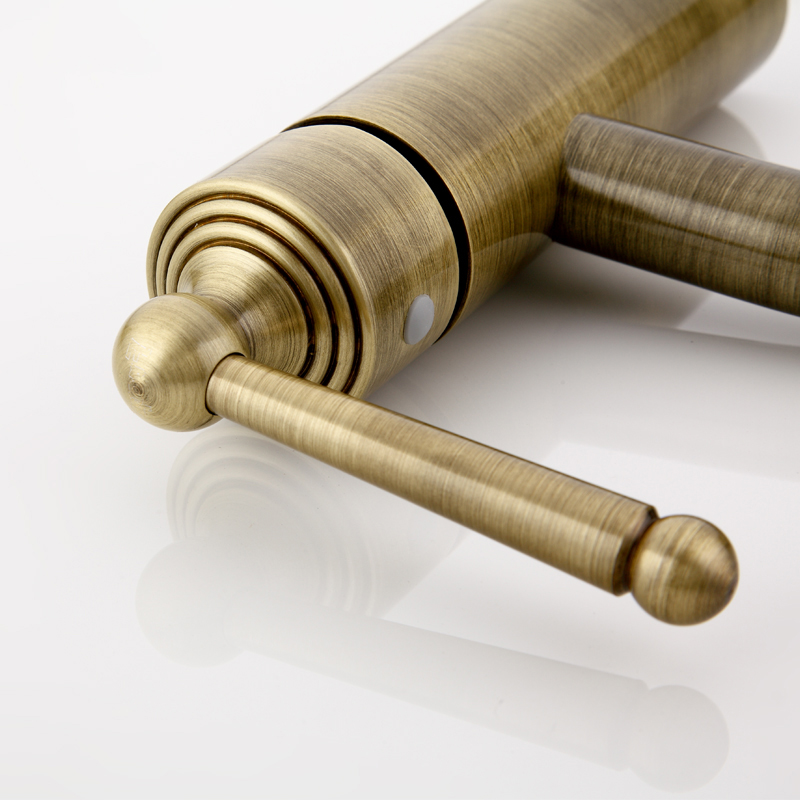 Смеситель д/раковины F1052-11 бронза     (ф40, на гайке)  FRAР - миниатюра №4