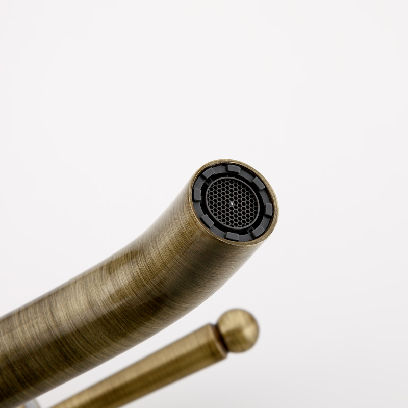 Смеситель д/раковины F1052-11 бронза     (ф40, на гайке)  FRAР - миниатюра №5